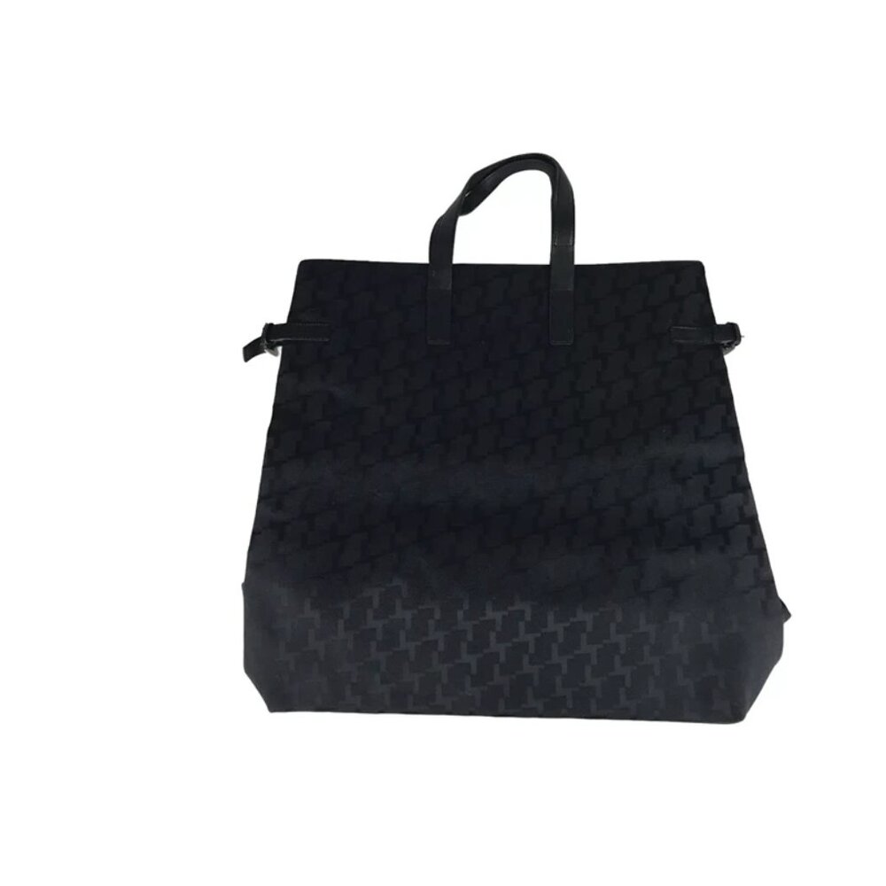 Lancel Women Black Inner Zip Pocket Adjustable‎ Double Handles Tote Bag